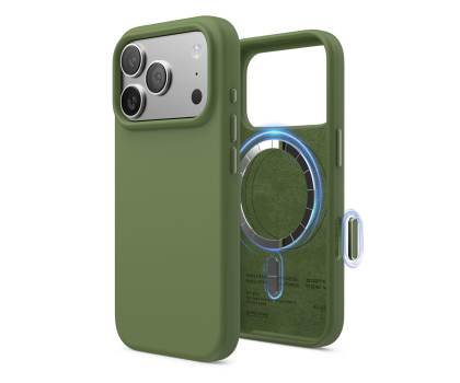 Etui do telefonów Elago Magsafe Silicon Case do iPhone 17 PRO Cedar Green ES17MSSC63PRO-CGR